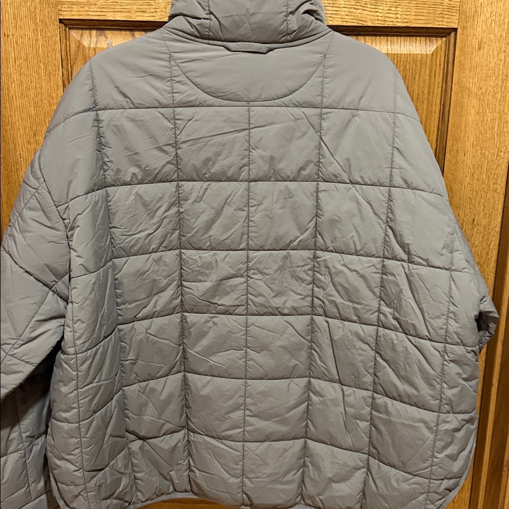 Roxy Quilted Jacket in Taupe Brown. New. - Picture 5 of 10